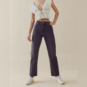 Free People Jeans Pacifica High Rise Slim Straight Leg 27 Waist